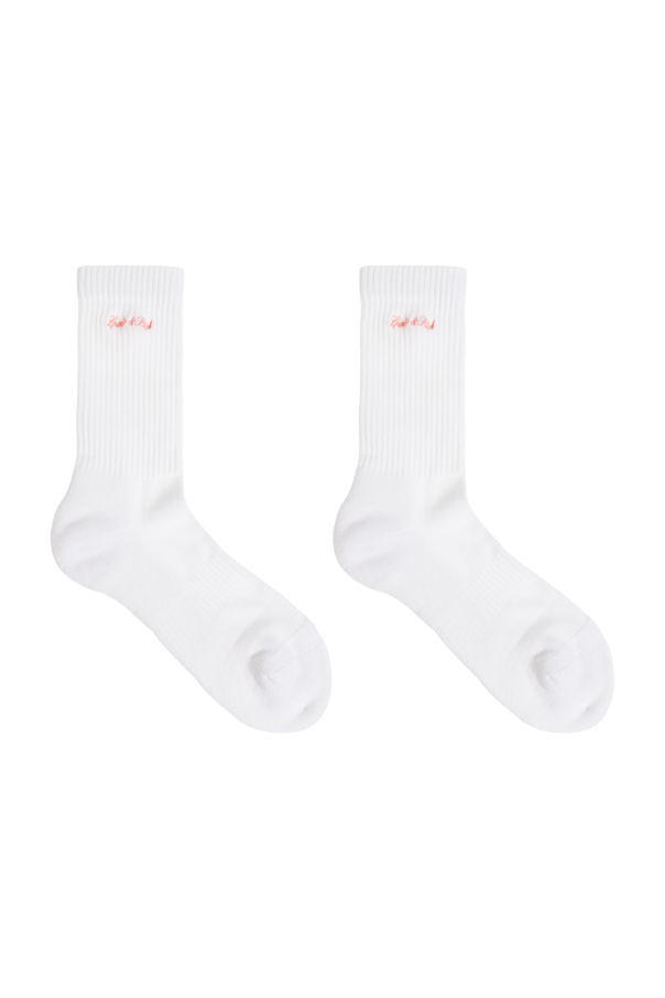 Sporty & Rich Socks with logo
