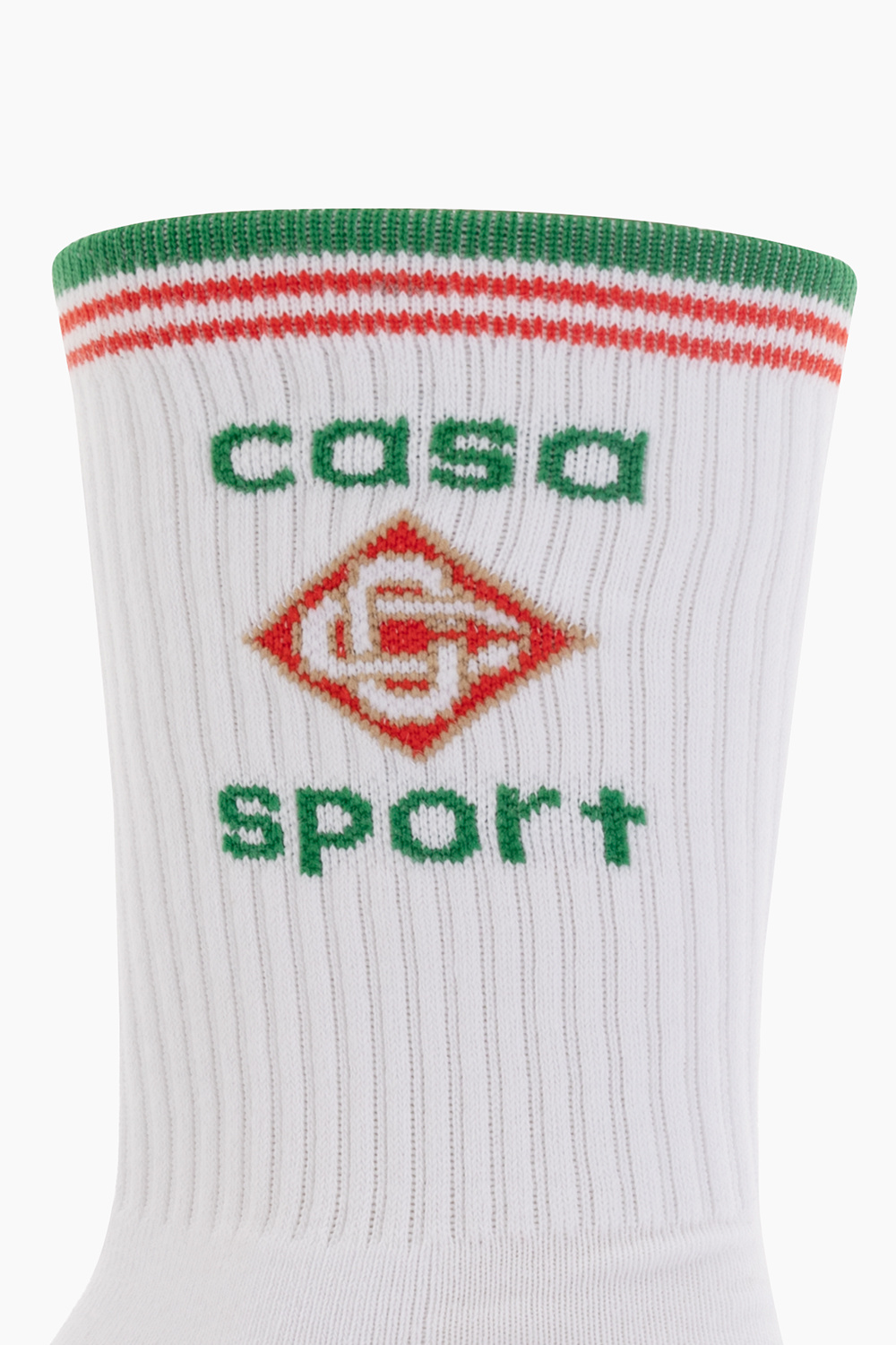 White Socks with logo Casablanca - Vitkac GB