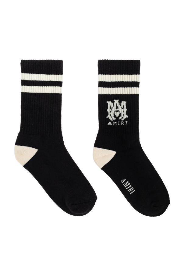 Amiri Kids Logo socks