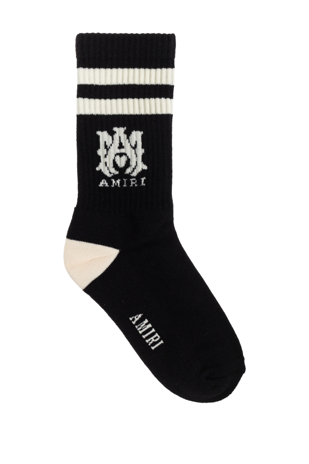 Amiri Kids Logo socks