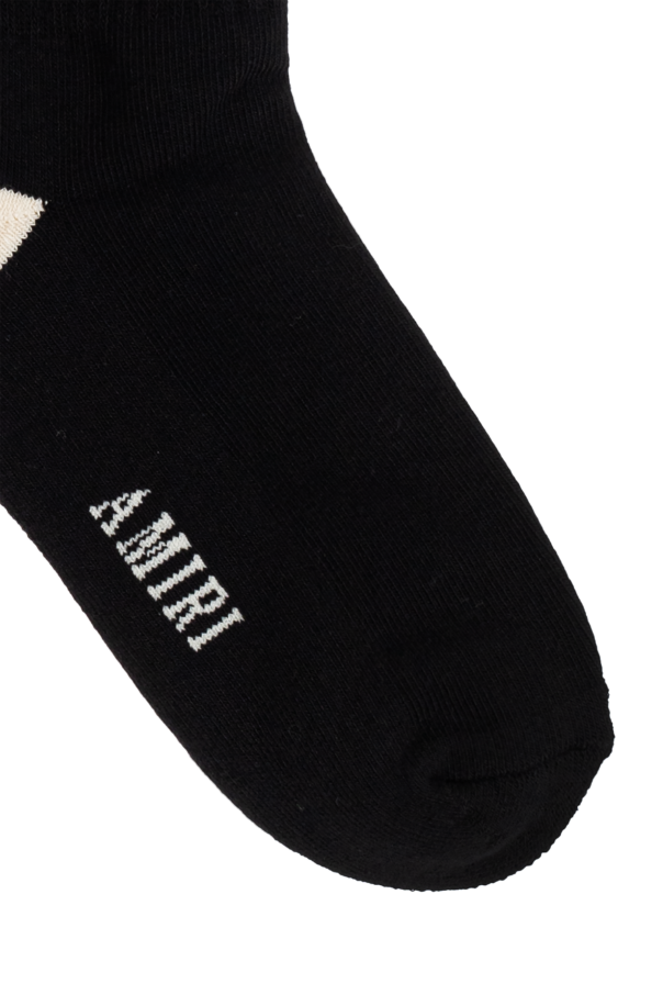 Amiri Kids Logo socks