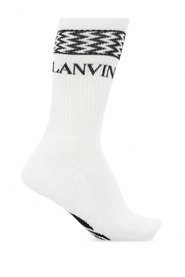 Lanvin Socks with logo