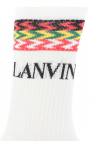 Lanvin WHITE Socks with logo
