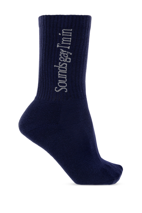 Cotton socks with logo od CARNE BOLLENTE
