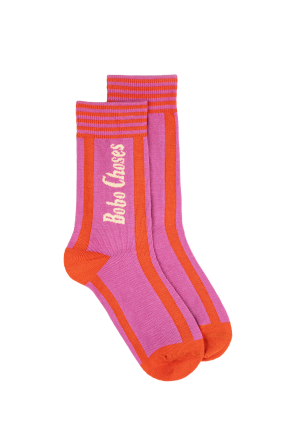 Cotton socks with logo
