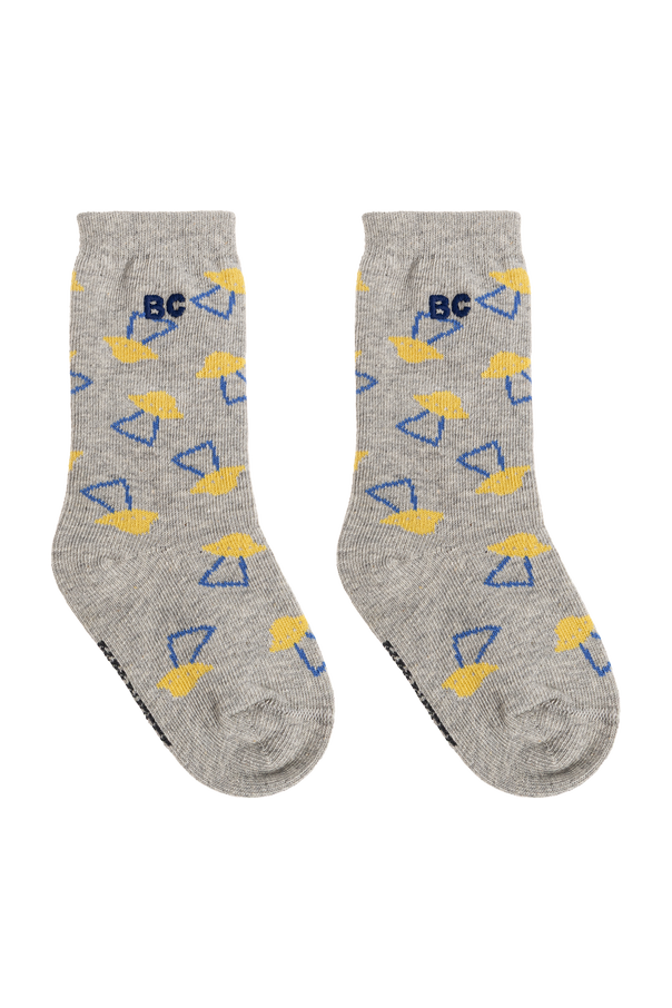 Cotton socks with embroidered logo od Bobo Choses