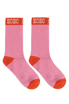 Cotton socks with logo