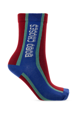 Cotton socks with logo