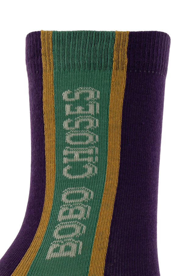 Bobo Choses Bawełniane skarpety z logo