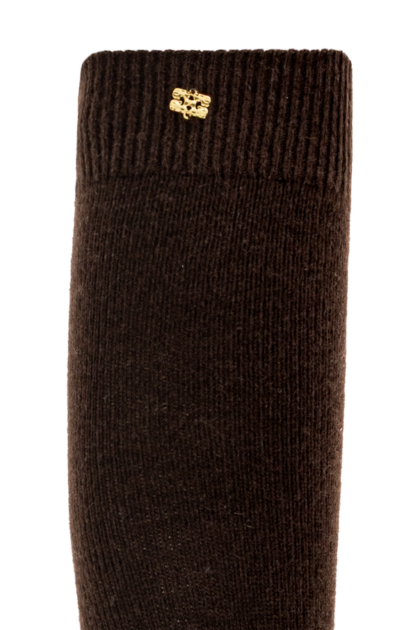 Ganni Long wool socks