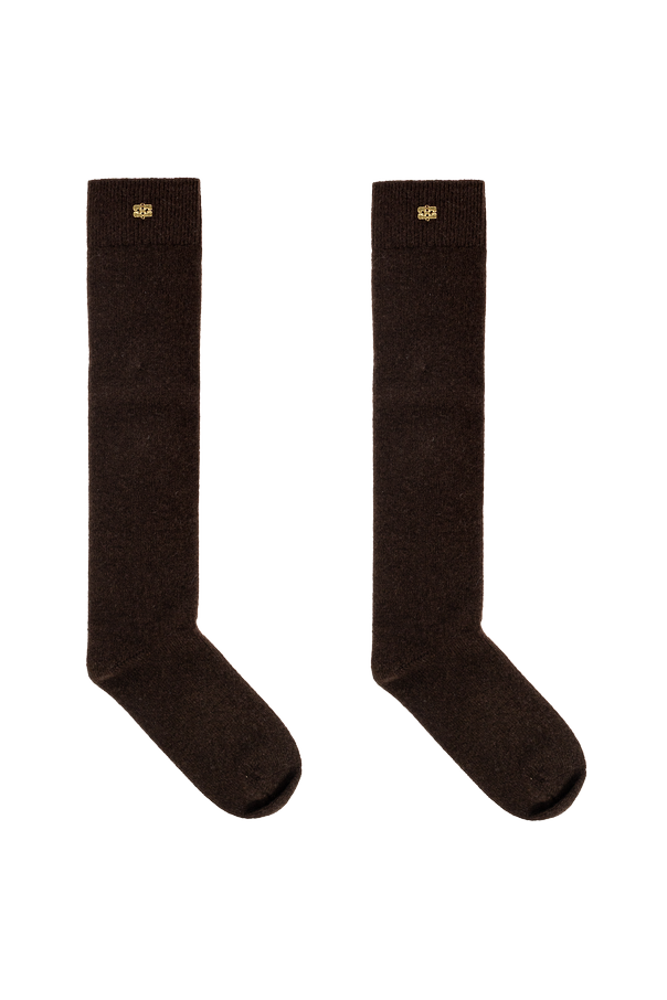 Ganni Long wool socks