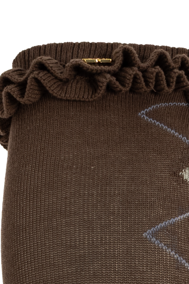 Ganni Socks with a frill