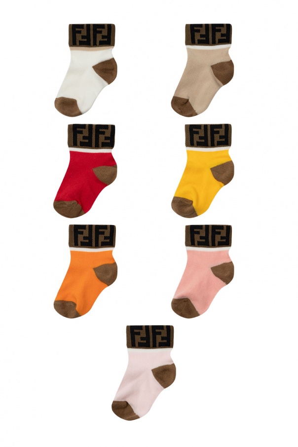 Fendi Kids featuring fendi sock detail Chelsea boots
