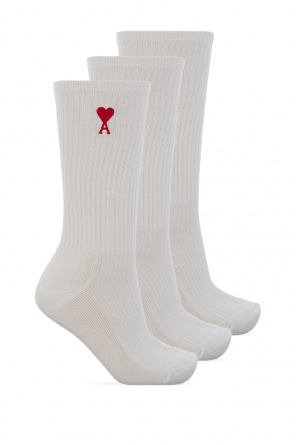 Branded socks 3-pack od Ami Alexandre Mattiussi