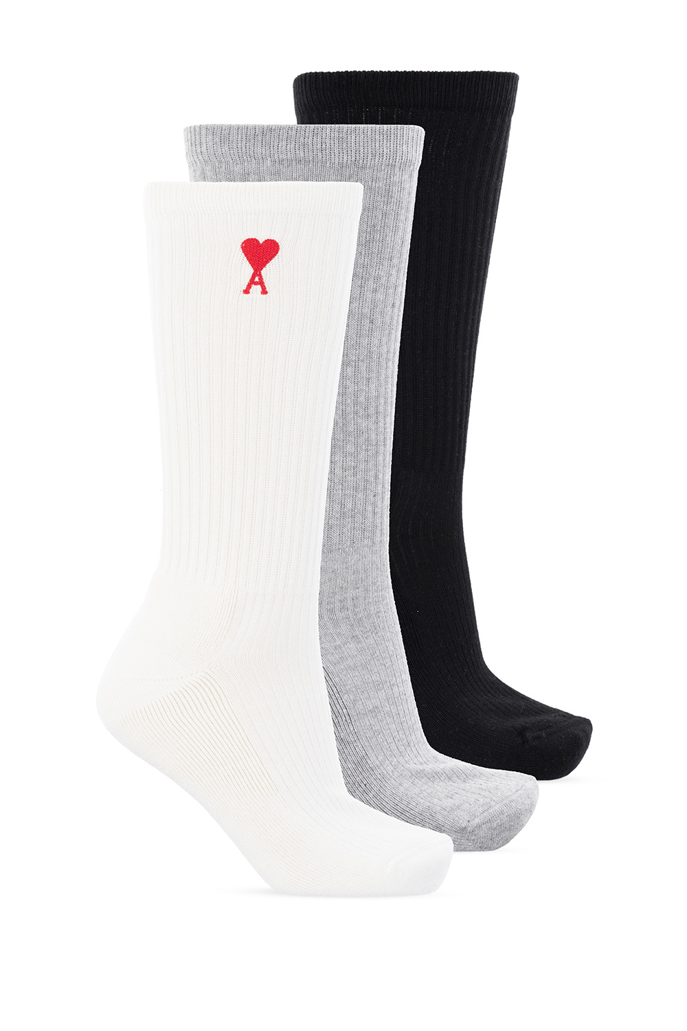 Ami Alexandre Mattiussi Branded socks 3-pack