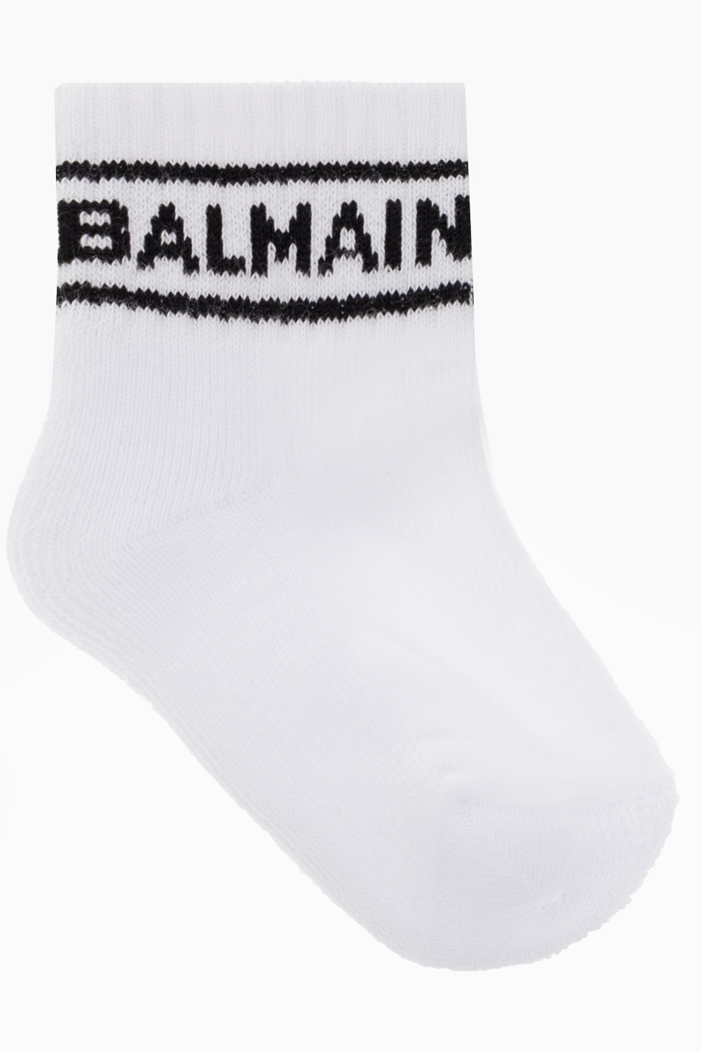 Balmain Kids heeled ankle boots with sock balmain shoes tmgk ubk