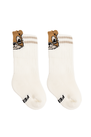 Fendi Kids Verpackung aus drei Baumwollsocken