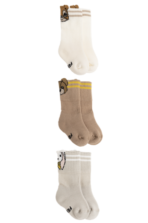 Fendi Kids Verpackung aus drei Baumwollsocken