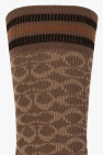 Coach BROWN Monogrammed socks