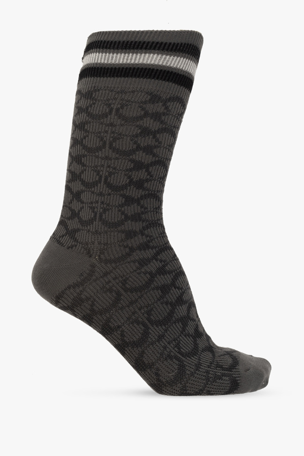 coach carnation Monogrammed socks