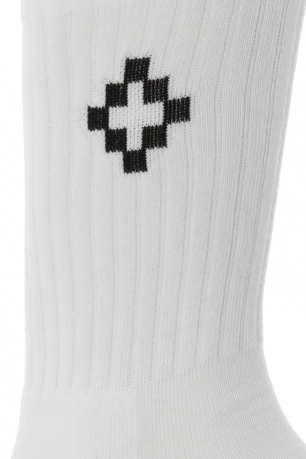 Marcelo Burlon Logo-embroidered socks