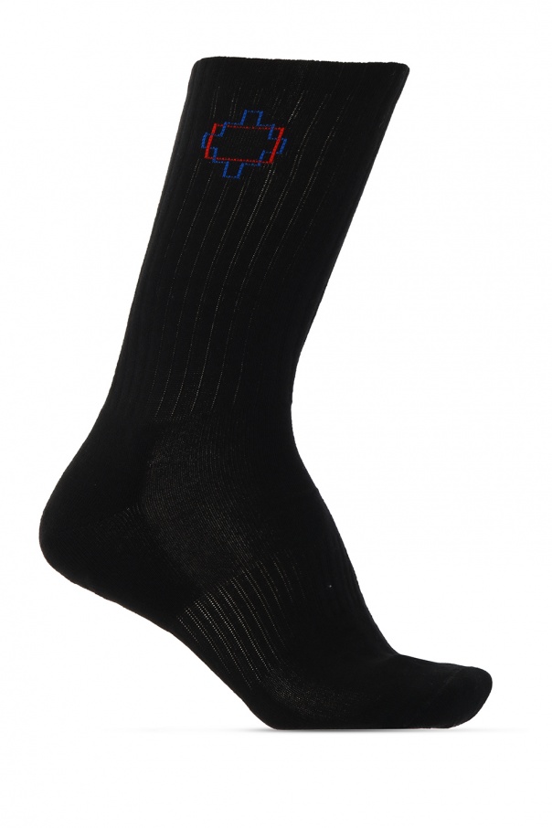 Marcelo Burlon Logo-embroidered socks