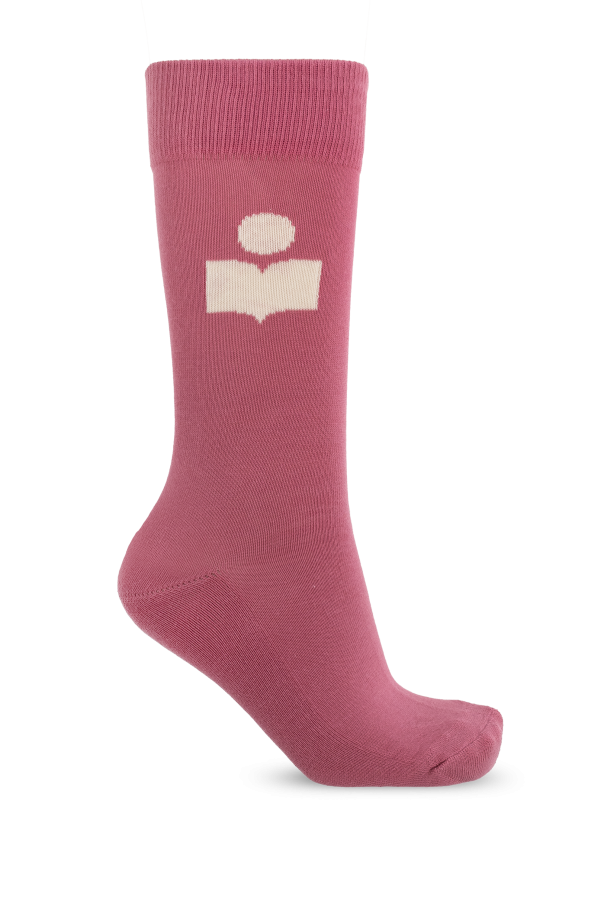 Isabel Marant Cotton socks with logo