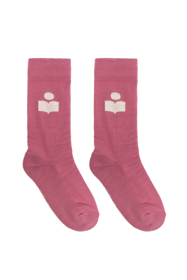 Isabel Marant Cotton socks with logo