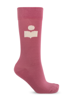 Cotton socks with logo