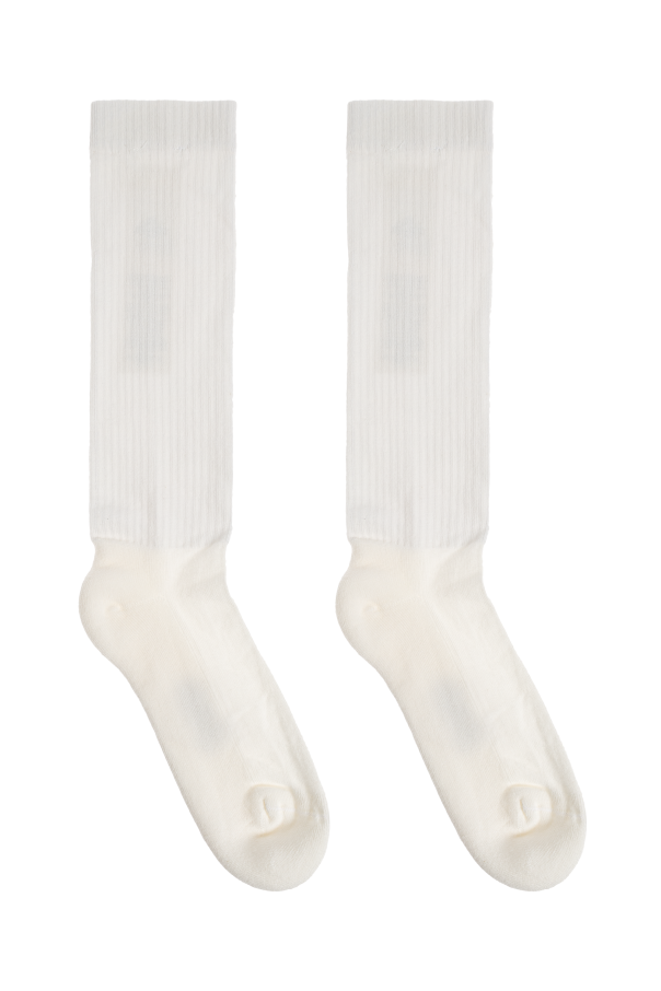 Rick Owens DRKSHDW Długie skarpety z logo