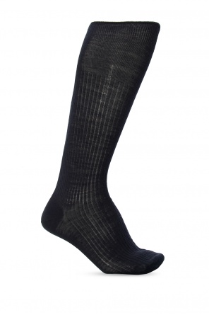 Wool logo socks
