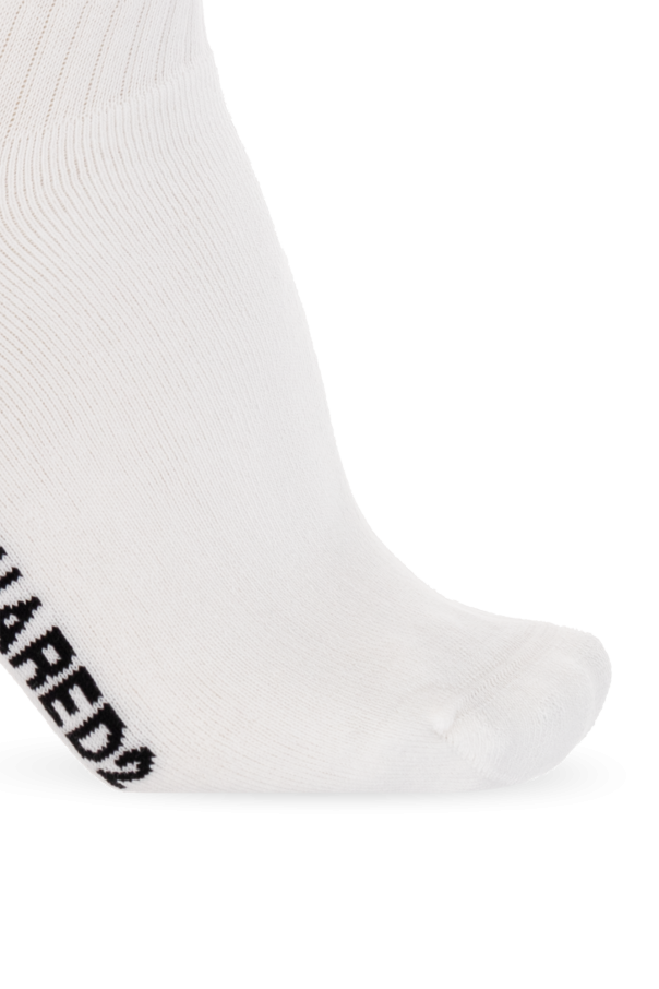 Dsquared2 Cotton socks with logo
