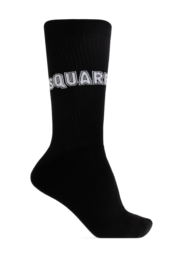 Dsquared2 Bawełniane skarpety z logo