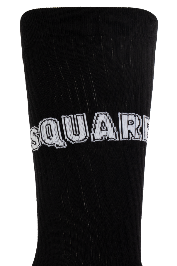 Dsquared2 Bawełniane skarpety z logo