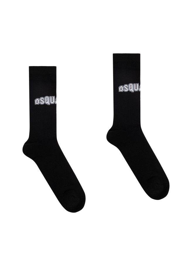 Dsquared2 Cotton socks with logo