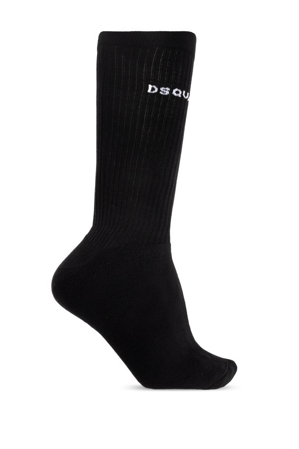 Cotton socks with logo, zdjęcie 1 Cotton socks with logo od Dsquared2