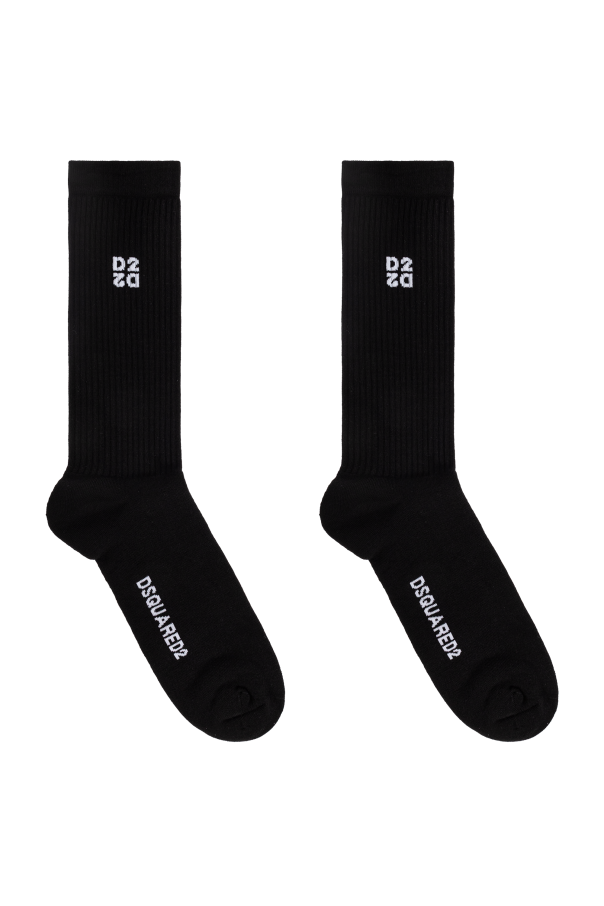 Dsquared2 Baumwollsocken mit Logo