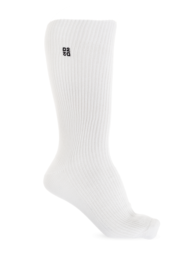 Long socks with embroidered logo od Dsquared2