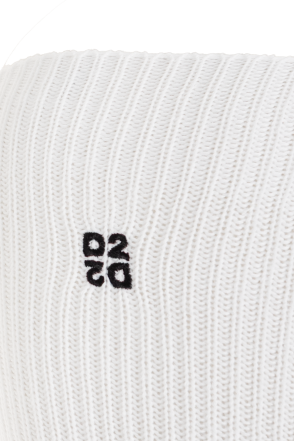 Dsquared2 Long socks with embroidered logo