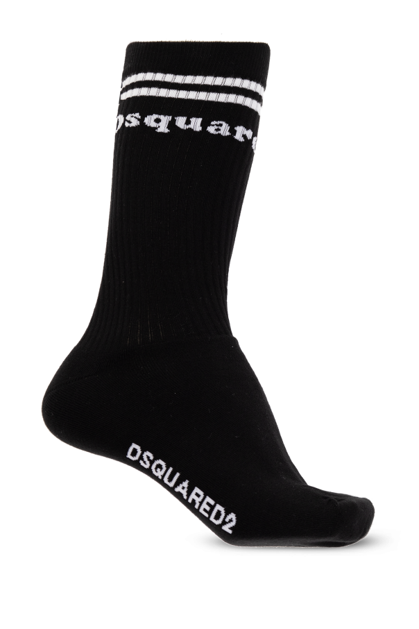 Dsquared2 Cotton socks with logo