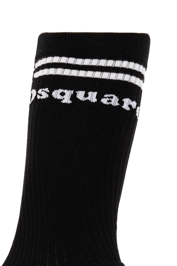 Dsquared2 Cotton socks with logo