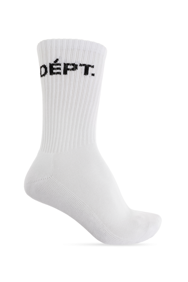 socks with logo od GALLERY DEPT.