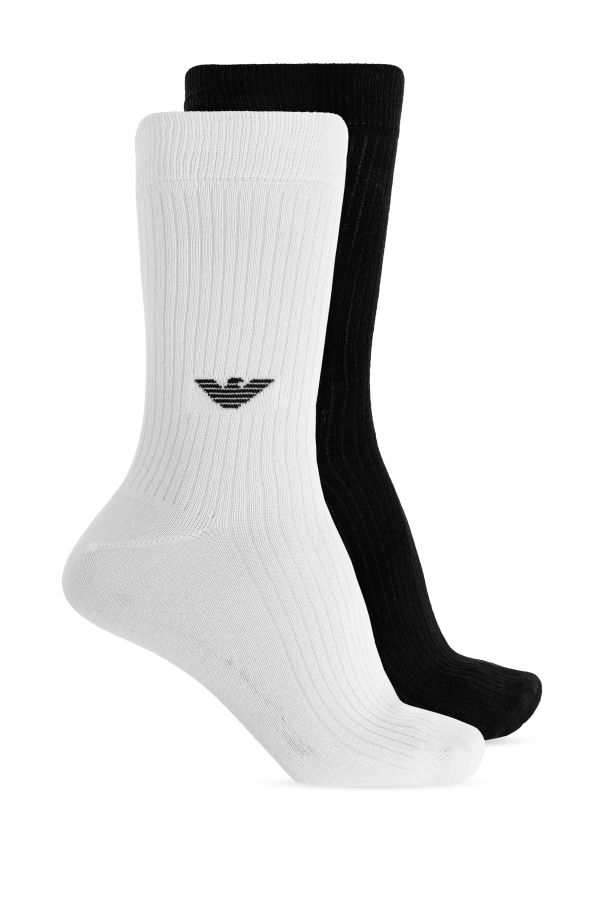 Two-pack of socks with logo od Emporio Armani
