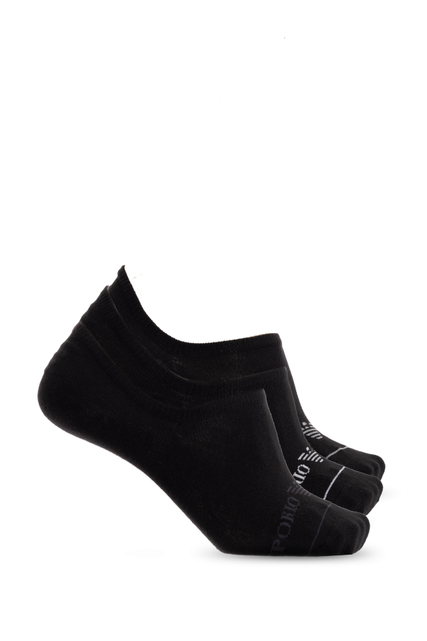 Three-pack of socks with logo, zdjęcie 1 Three-pack of socks with logo od Emporio Armani