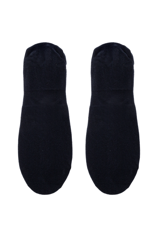 Emporio Armani Emporio Armani Set of Three Black Low-Cut Socks with White Logo
