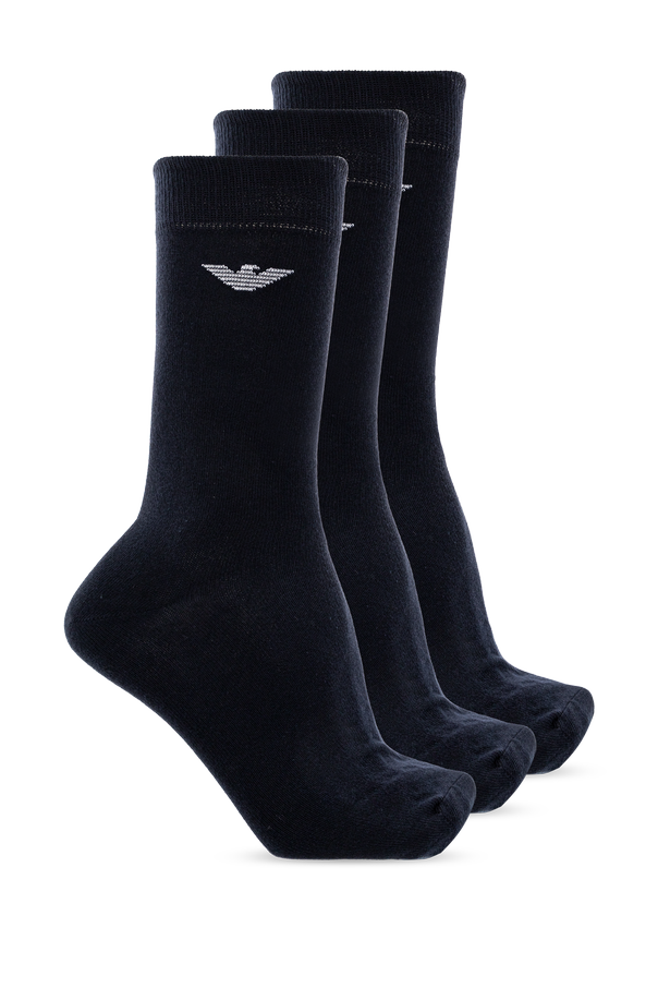 Three-Pack Logo Socks od Emporio Armani