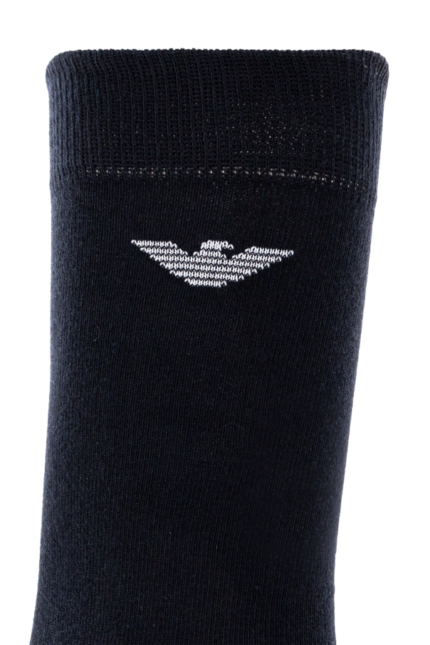 Emporio Armani Three-Pack of Logo Socks