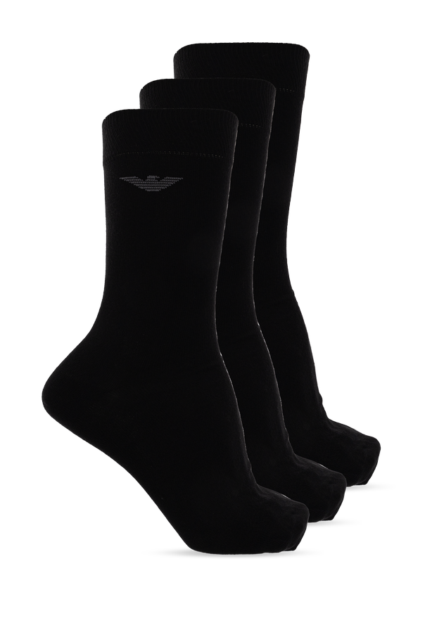 3-Pack Logo Socks od Emporio Armani