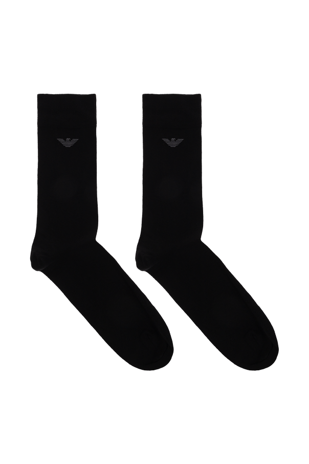 Emporio Armani Emporio Armani Black Socks Three-Pack