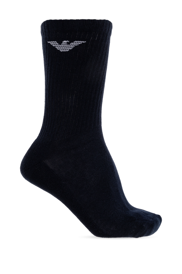 Three-pack of socks with logo, zdjęcie 1 Three-pack of socks with logo od Emporio Armani